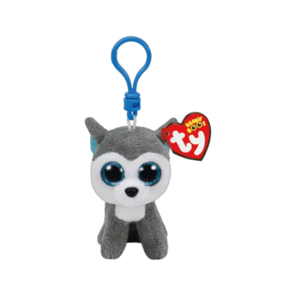 TY BEANIE BOOS CLIPS PERRO SIBERIANO