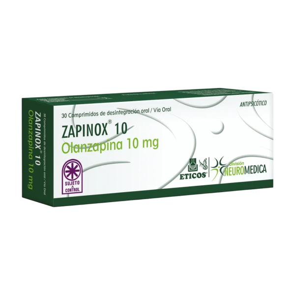 ZAPINOX 10 MG CAJA X 30 COMPRIMIDOS