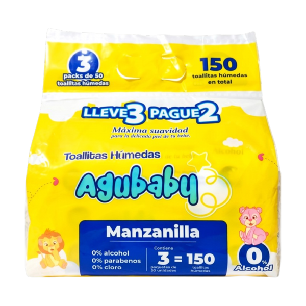 AGUBABY PACK TOALL. MANZANILLA
