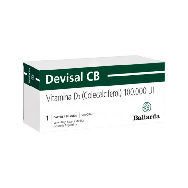 DEVISAL CB VIT D CJ X 1 CAPS BL