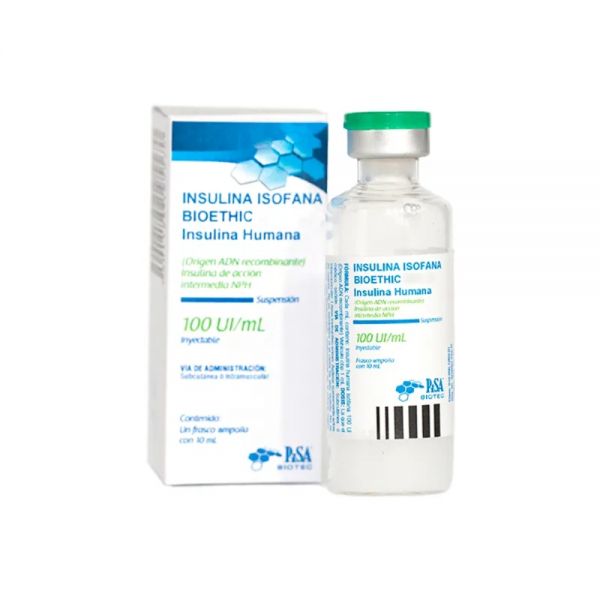 INSULINA ISOFANA NPH 100 U.I BIOETHIC 10 ML