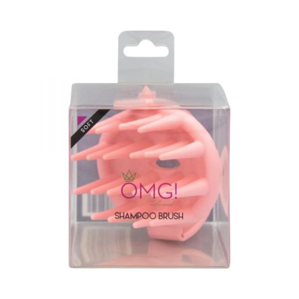 OMG SHAMPOO BRUSH ROSE MINT