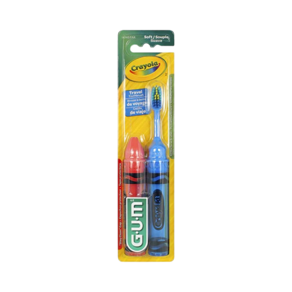 GUM KIDS CRAYOLA VIAJERO CON TAPA X 2