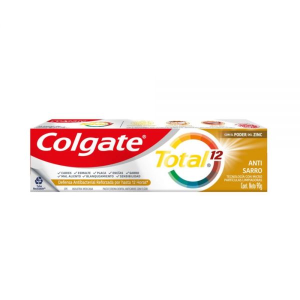 COLGATE TOTAL 12 ANTI-SARRO 90 GR