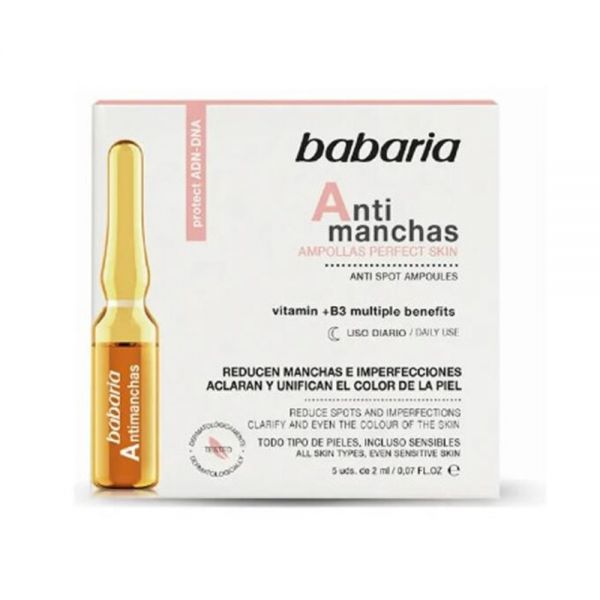 BABARIA AMPOLLAS ANTIMANCHAS 5 UNID