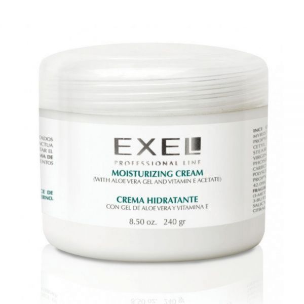 EXELL CREMA HIDRATANTE CON VITAMINA E Y ALOE 240 GR