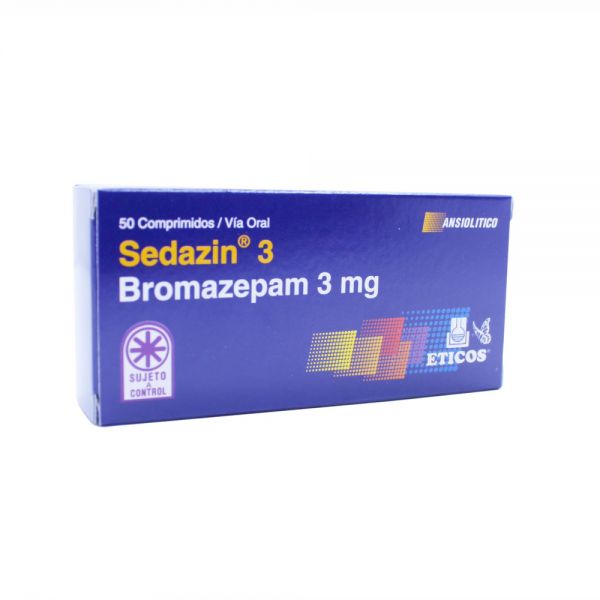 SEDAZIN 3MG TABL. CAJA X 50