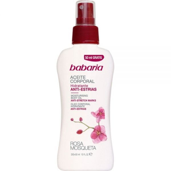 BABARIA ACEITE CORPORAL ANTI-ESTRIA ROSAMOSQUETA 300 ML