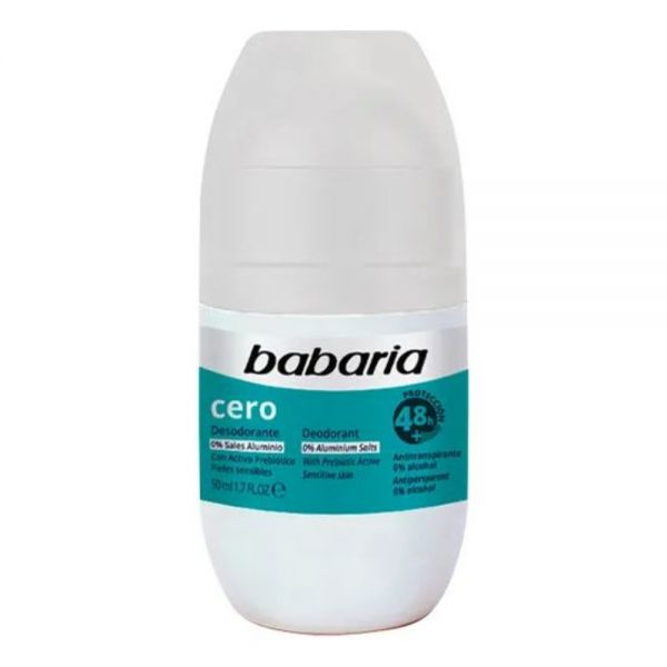 BABARIA DEO CERO ANTITRANSPIRANTE 48H 50 ML