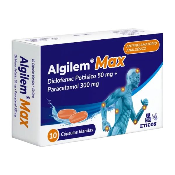 ALGILEM MAX CAJA X 10 CAPSULAS