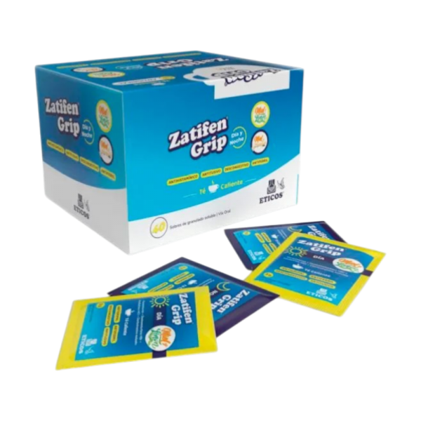 ZATIFEN GRIP TE CALENTE DIA/NOCHE CAJA X 40 SOBRES
