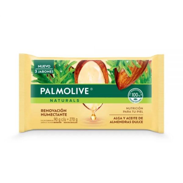 Palmolive Alga y Almendra 3x90g