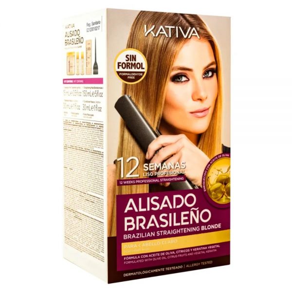 KATIVA KIT ALISADO BRASIL STRAIGH BLONDE