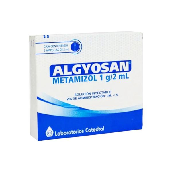 ALGYOSAN INYECTABLE CAJA 5 AMP 2ML