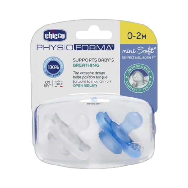 CHICCO CHUPETE MINI AZUL 0-2M