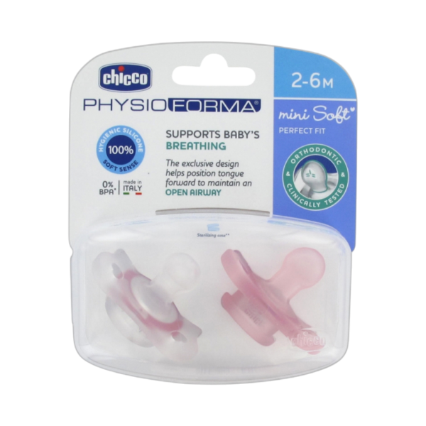 CHICCO CHUPETE MINI ROSA 2