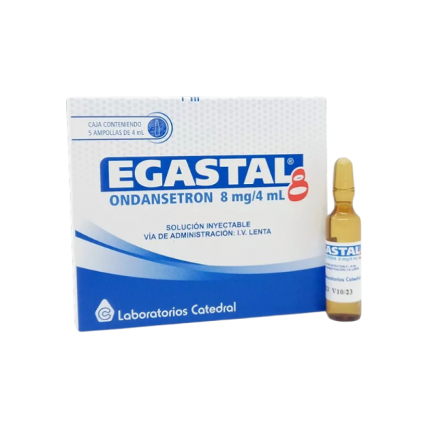 EGASTAL 8 MG CAJA 5 AMP. X 4 ML