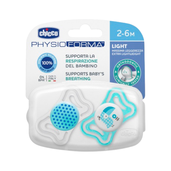 CHICCO CHUPETE LIGHT AZUL