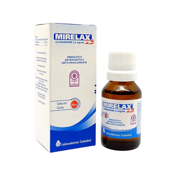 MIRELAX 2,5 MG GOTAS FCO X 20 ML