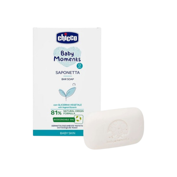 CHICCO BABY MOMENTS JABON EN BARRA