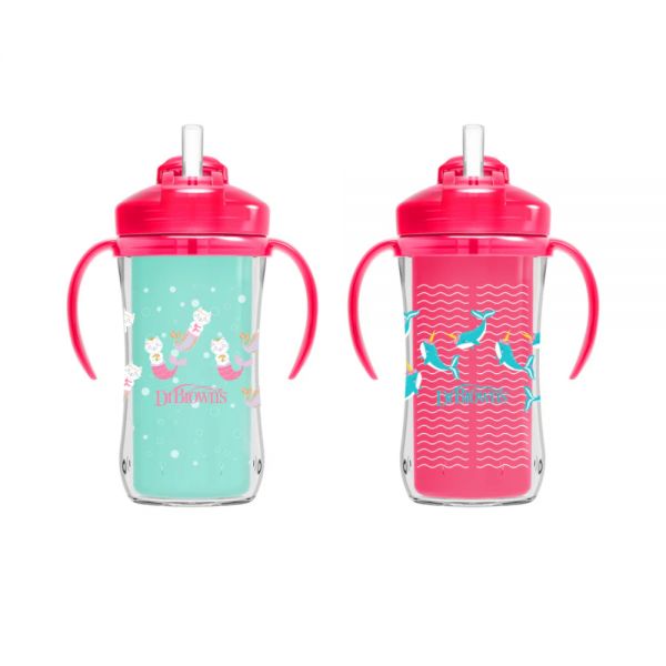 DB VASO TERMICO C/PAJITA/ASA 300ML