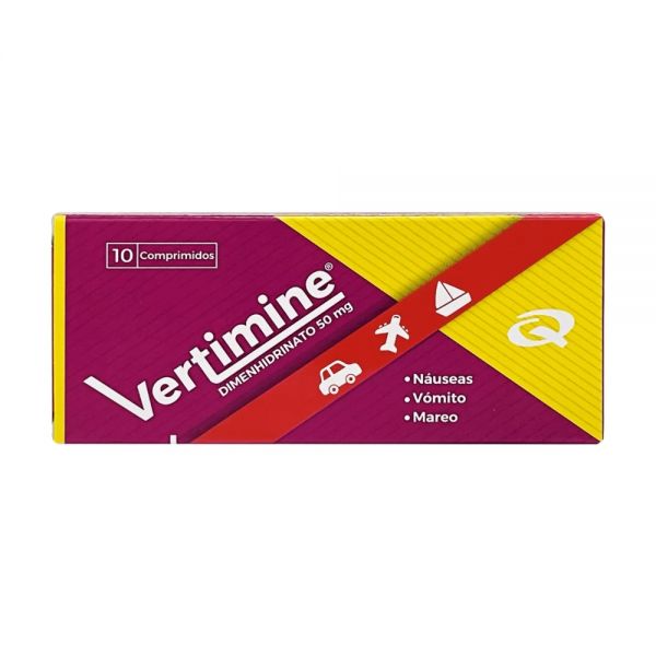 VERTIMINE 50MG CAJA X 10 COMPRIMIDOS