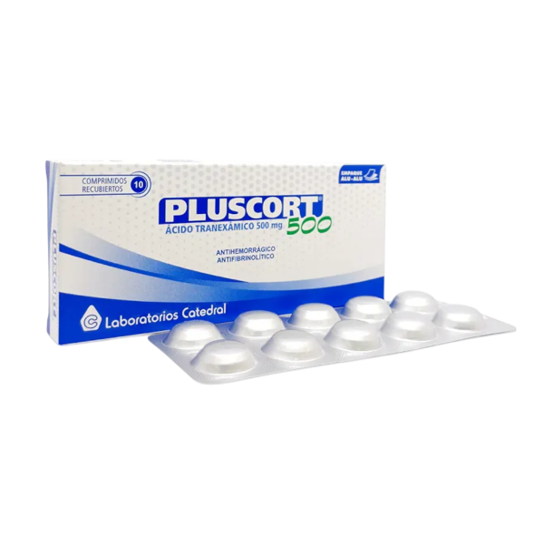 PLUSCORT 500 MG CAJA X 10 COMPRIMIDOS