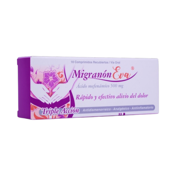 MIGRANON EVA 500MG TABL. CAJA X 10