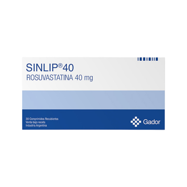 Sinlip 40 Mg. Caja X 30 Comp.