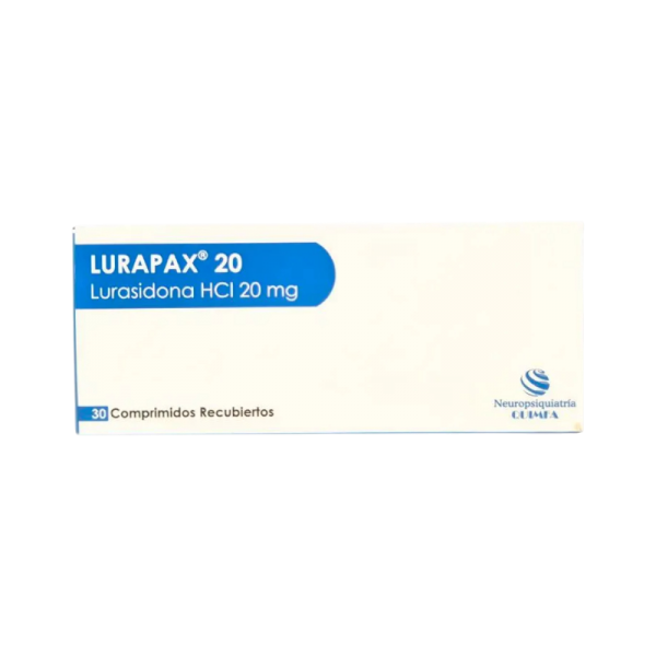 Lurapax 20 Mg Caja X 30 Com. Rec.