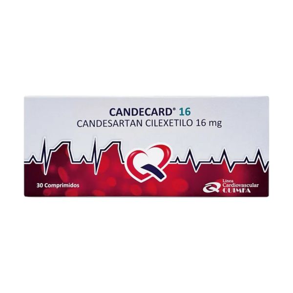 Candecard 16 Mg Caja X 30 Comp.