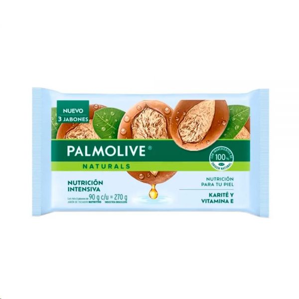 PALMOLIVE JANON EN BARRA TRIPACK KARITE Y VITAMINA E 3 X 90 GR