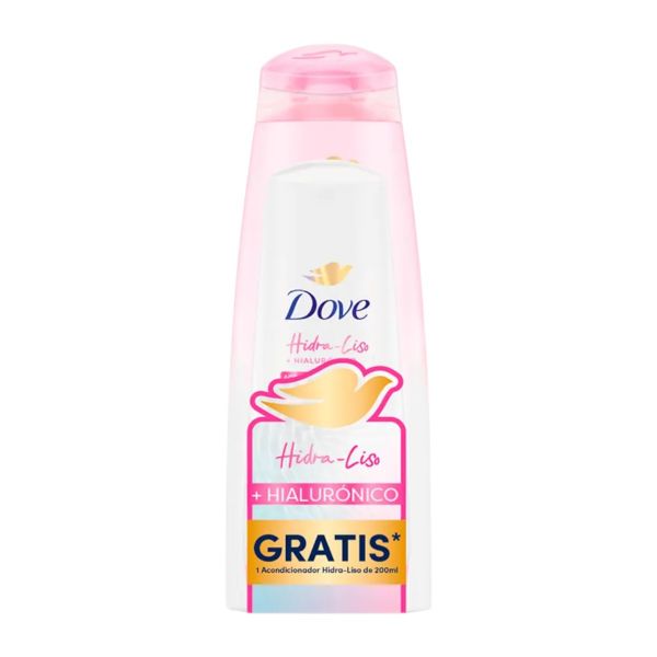 DOVE SH HIDRA LISO 6X400ML+ACO 2OO