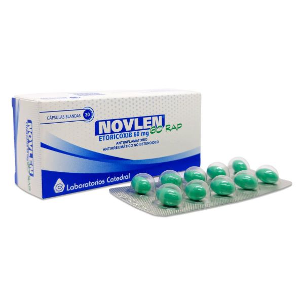 NOVLEN 60 MG RAP CAJA X 30 CAPSULAS