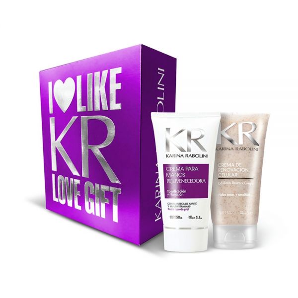 KR DUO EXFOLIANTE+CREMA MANOS LILA