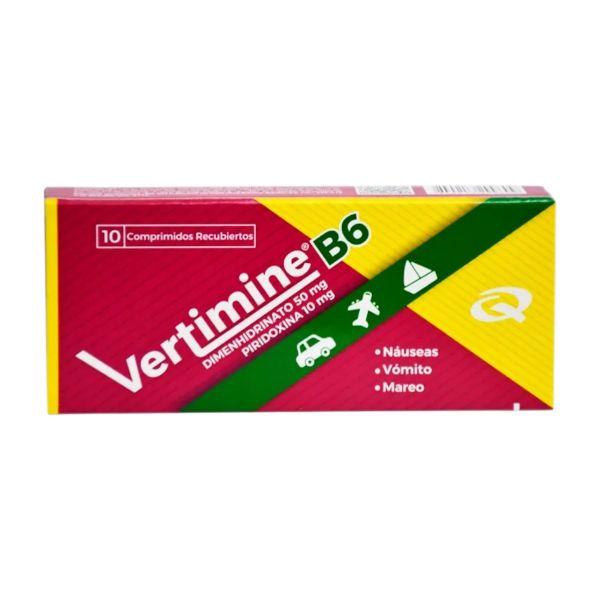 VERTIMINE B6 CAJA X 10 COMPRIMIDOS