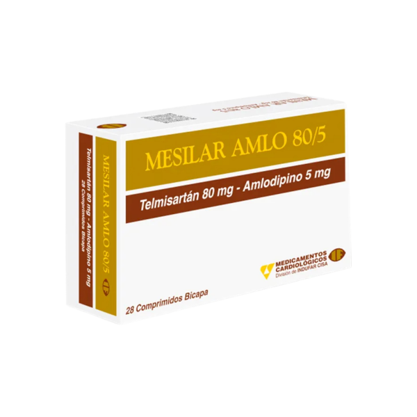 MESILAR AMLO 80/5 CAJA X 28 COMPRIMIDOS BICAPA