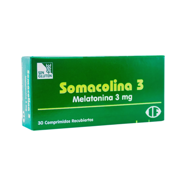 SOMACOLINA 3 MG CAJA X 30 COMPRIMIDOS