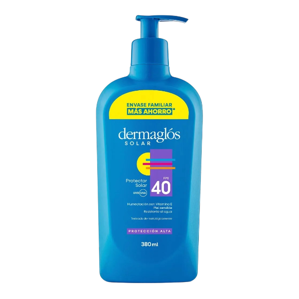 DERMAGLOS SOLAR FPS 40 EMULSION 380ML
