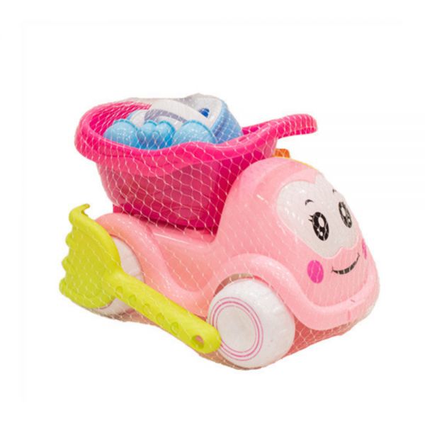 JUEGO PARA PLAYA CAMION ROSA