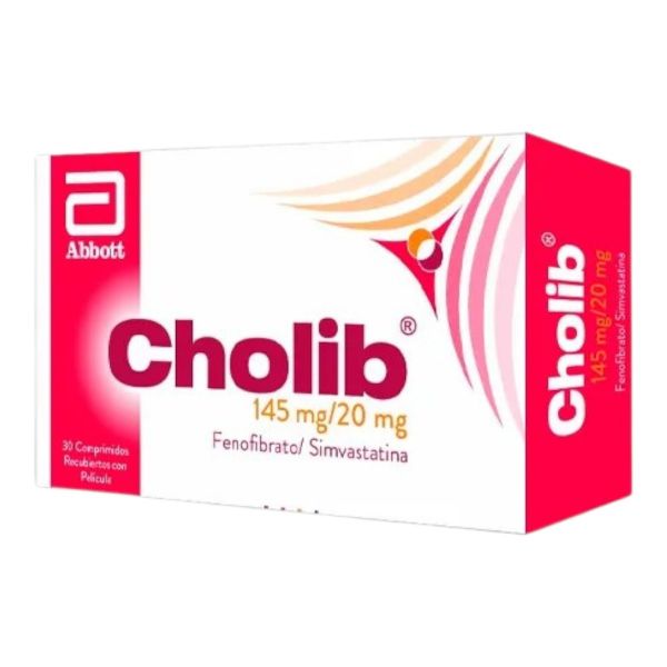 CHOLIB 145MG/20MG CAJA X 30 COMPRIMIDOS RECUBIERTOS