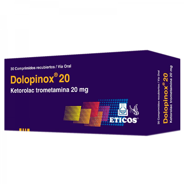 DOLOPINOX 20 MG CAJA X 30 COMPRIMIDOS
