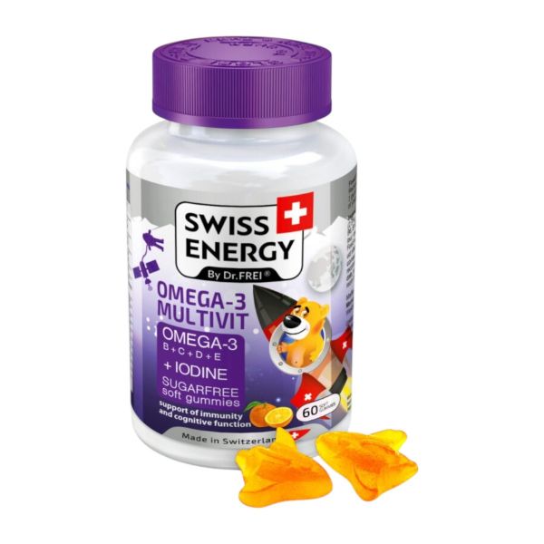SWISS ENERGY OMEGA 3 MULTIVIT. FRASCO X 60 GOMITAS
