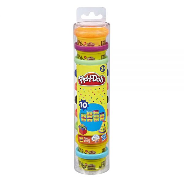 PLAY DOH PACK TUBO X 10