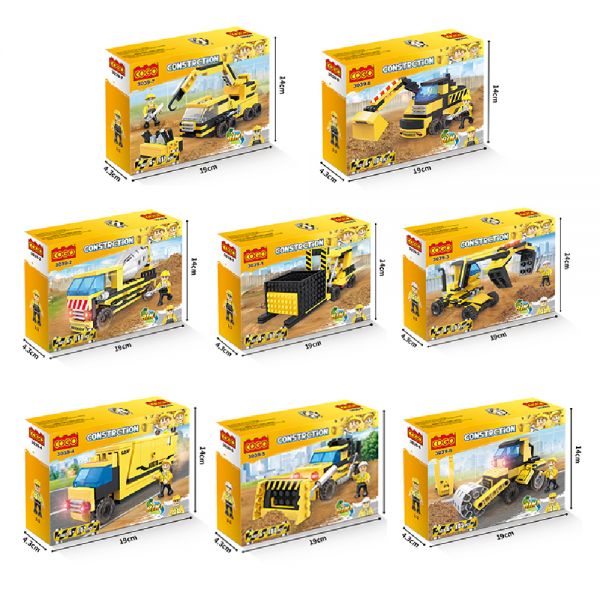 COGO CONSTRUCION 100 PIEZAS