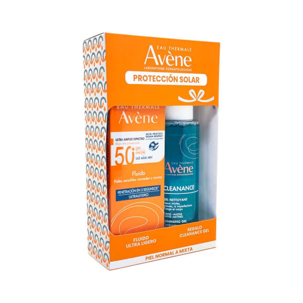 AVENE SOLAR PACK FLUIDO SC FPS50 OBS GEL