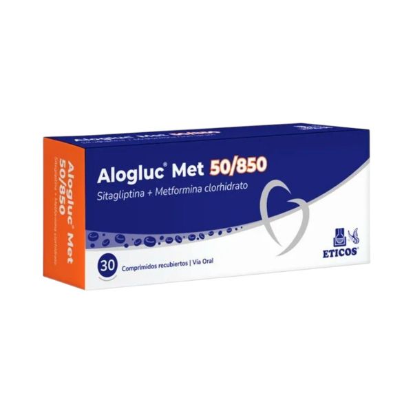 ALOGLUC MET 50/850 CAJA X 30 COMPRIMIDOS