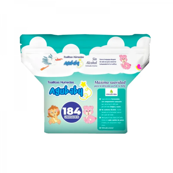 FL AGUBABY TOALLITA HUMEDA 184 UNID.