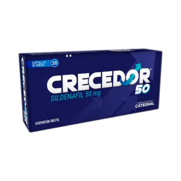 CRECEDOR 50 MG CAJA X 20 CAPSULAS