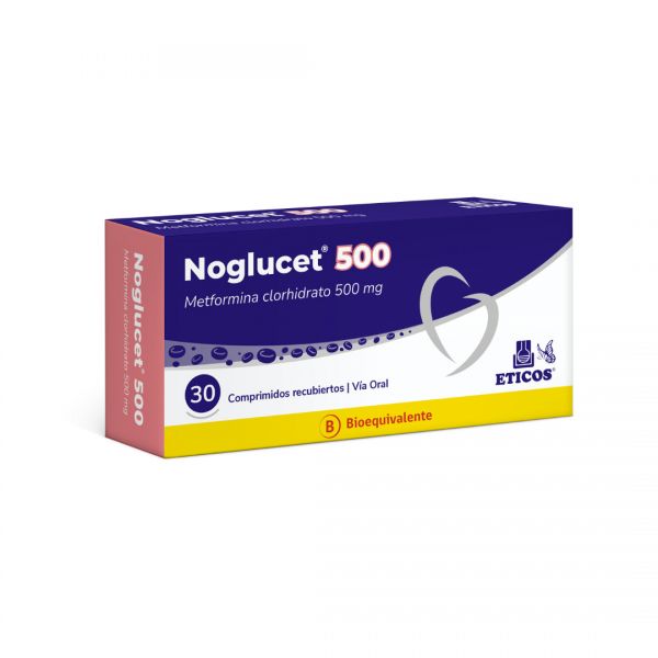 NOGLUCET 500 MG CAJA X 30 COMPRIMIDOS